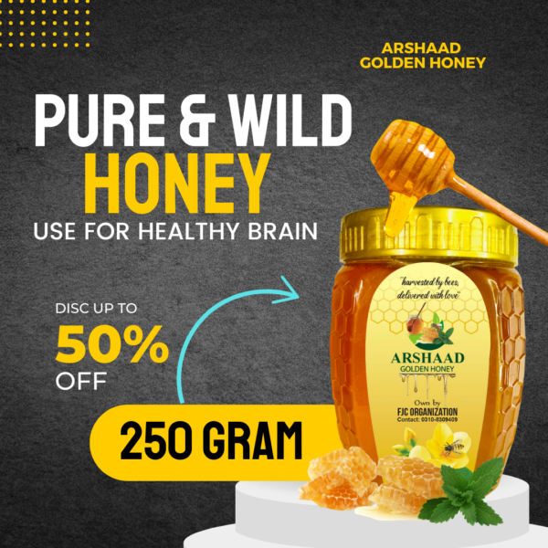 Pure Honey – Wild and Uncultured (250 g )